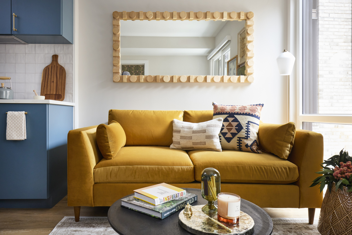 NOVEL 14th Street model living room - Washington, DC