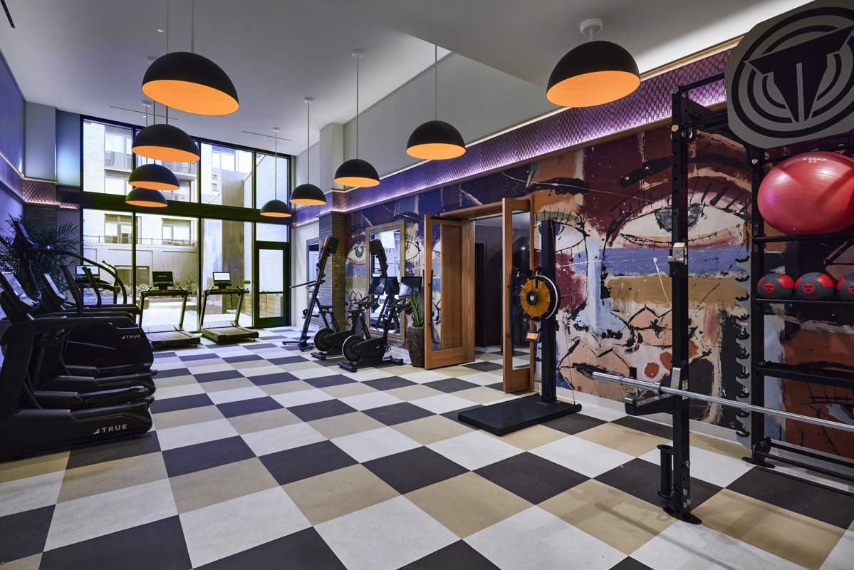 NOVEL 14th Street fitness club interior - Washington, DC